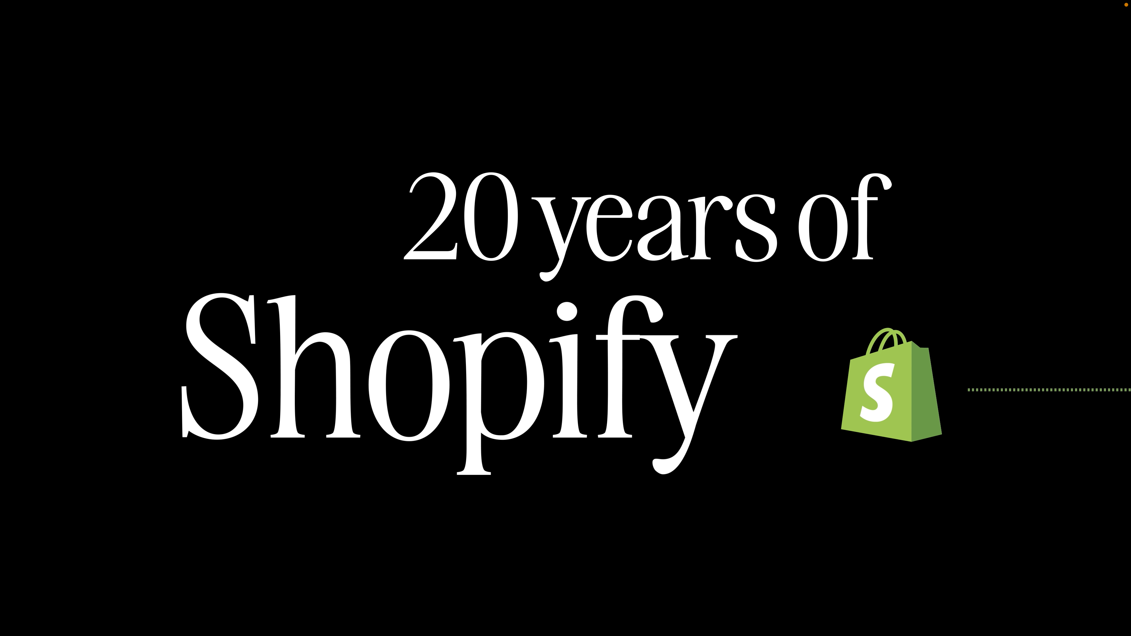 20 Years of Shopify